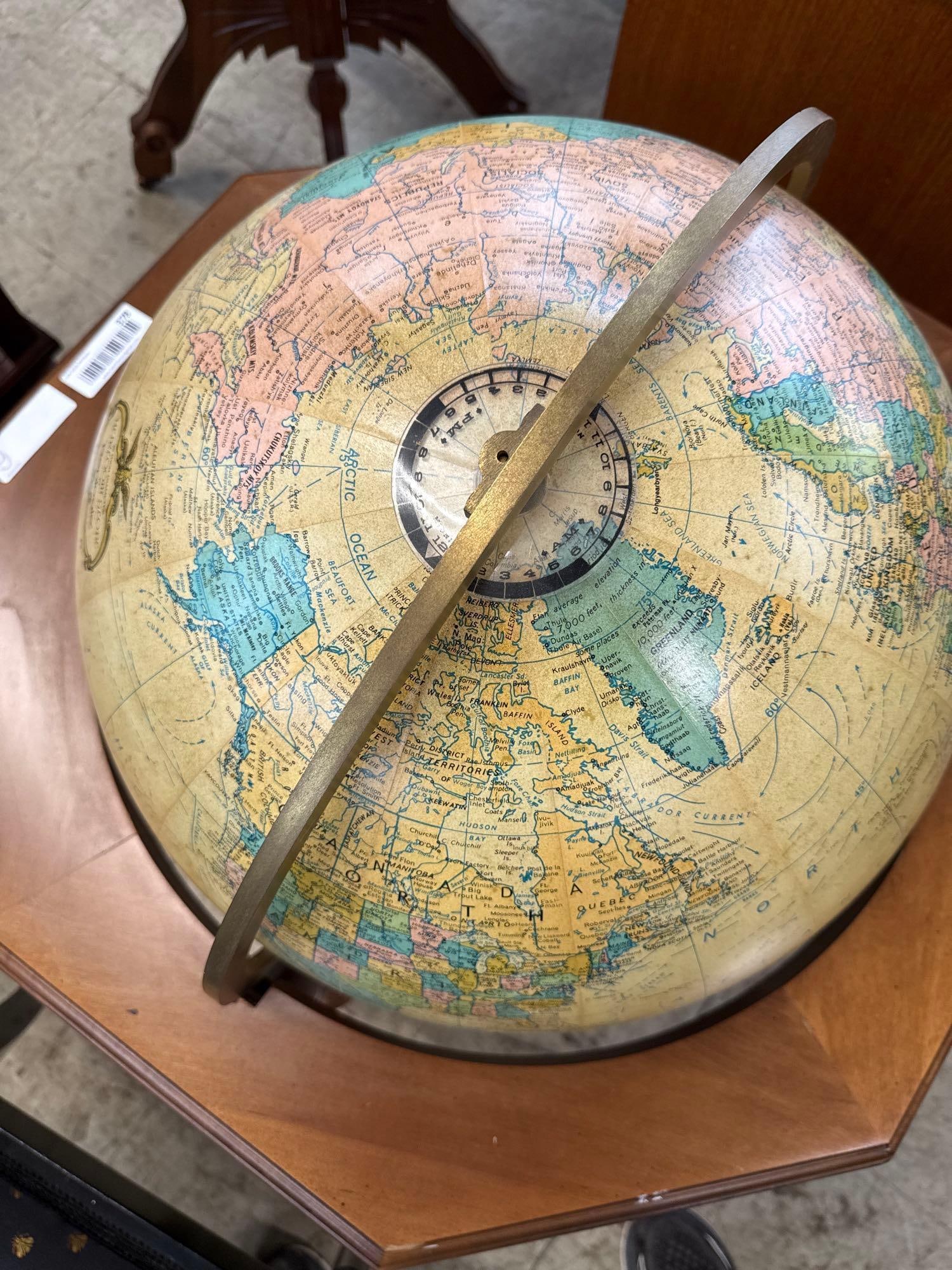 illuminated electric globe - 2
