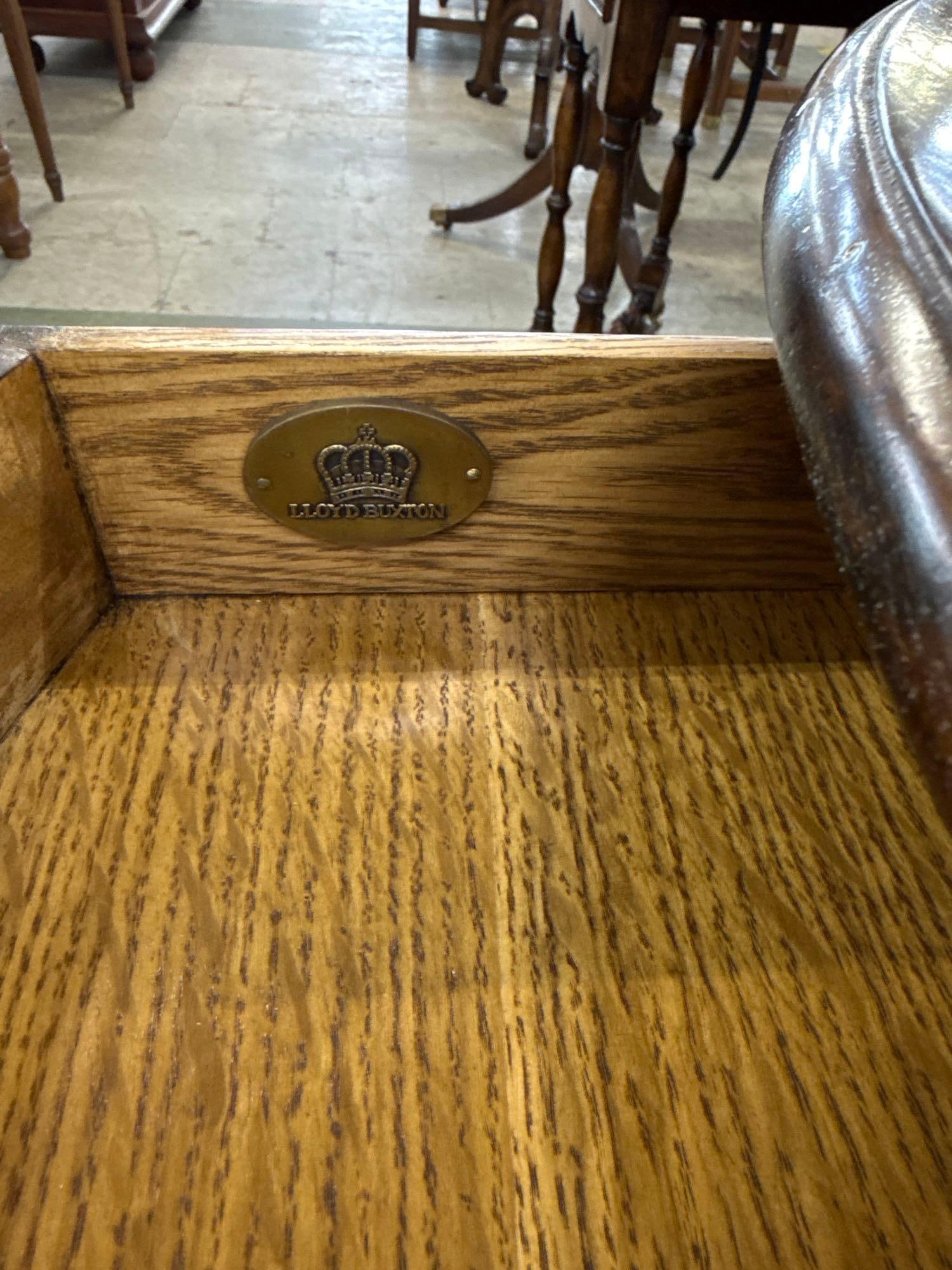 gate leg round occasional Lloyd Buxton table - 3