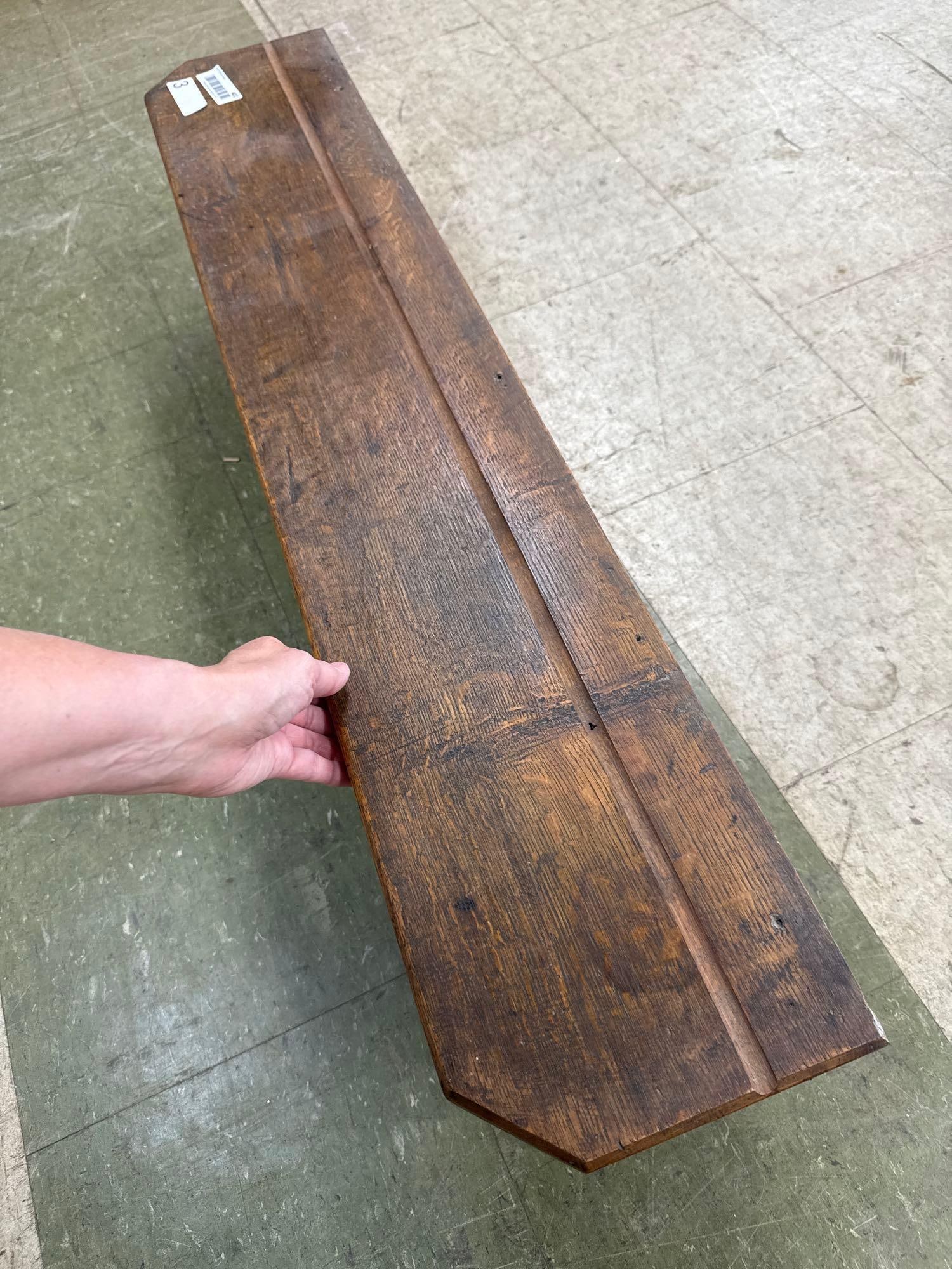oak wall plate shelf - 3