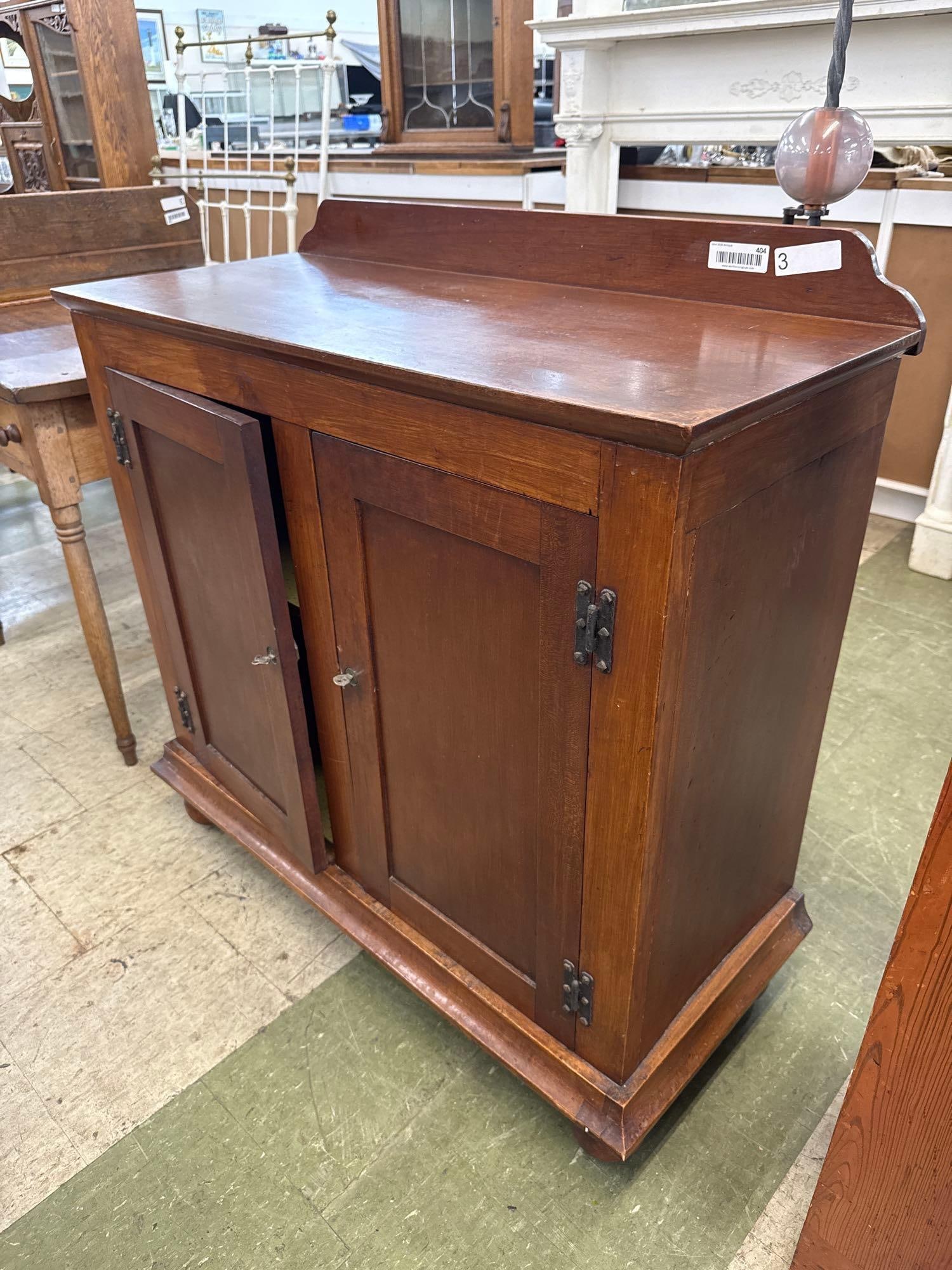 two door Cherry country cabinet - 3