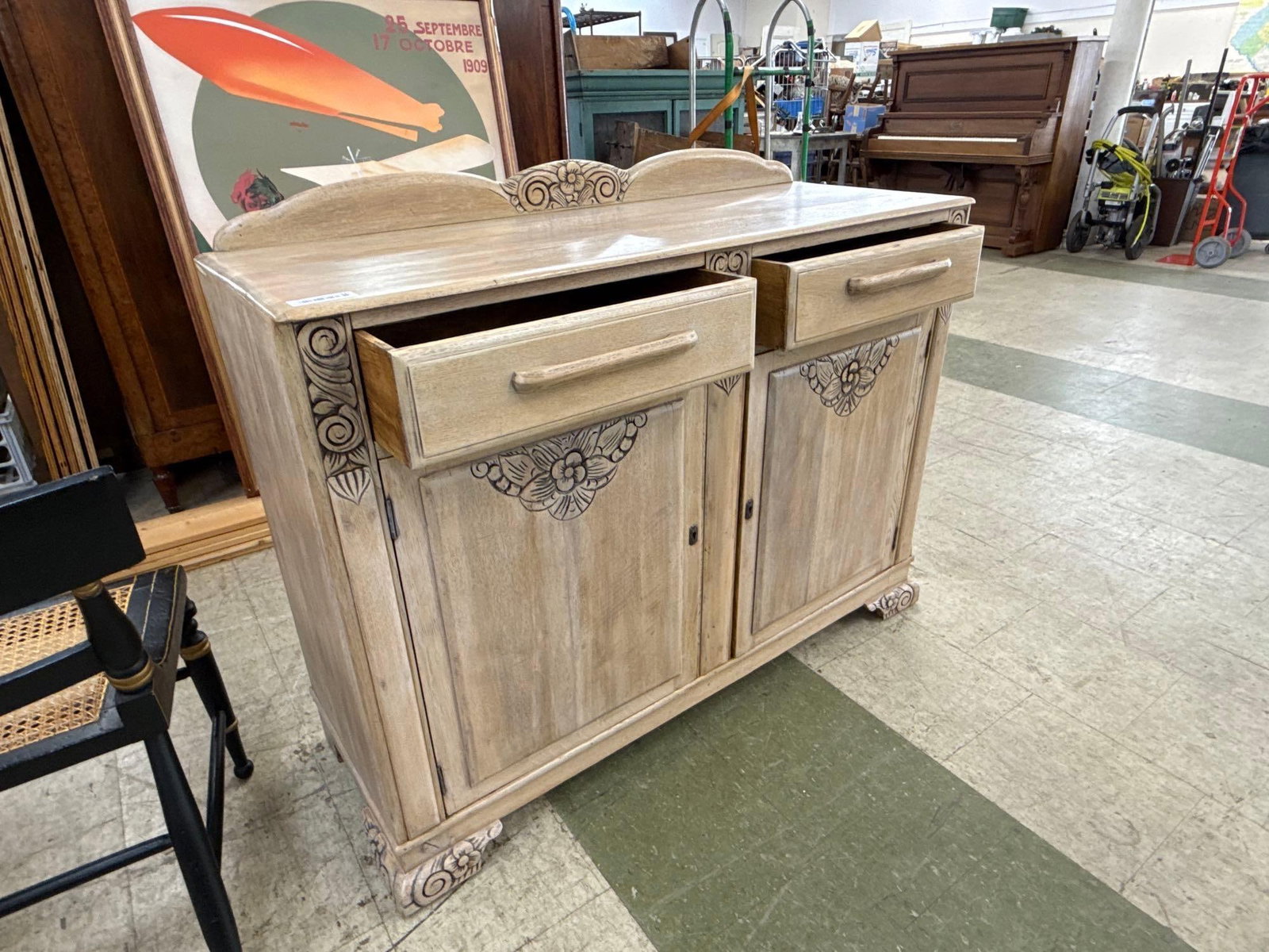 blonde sideboard - 2
