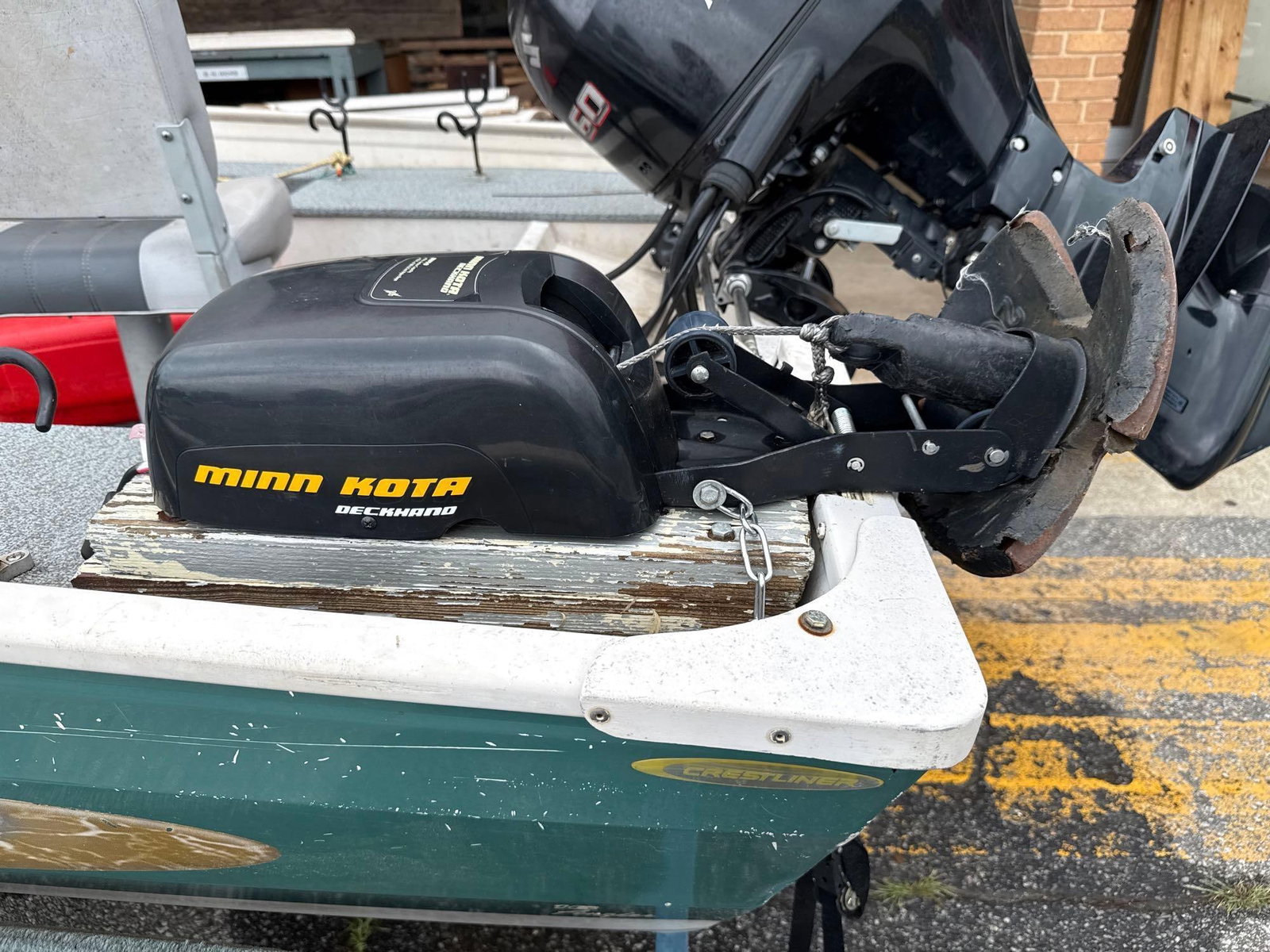 Crest Liner 16AUF model aluminum boat and trailer, 2018 Suzuki 60 hp 4 stroke motor. runs - 7