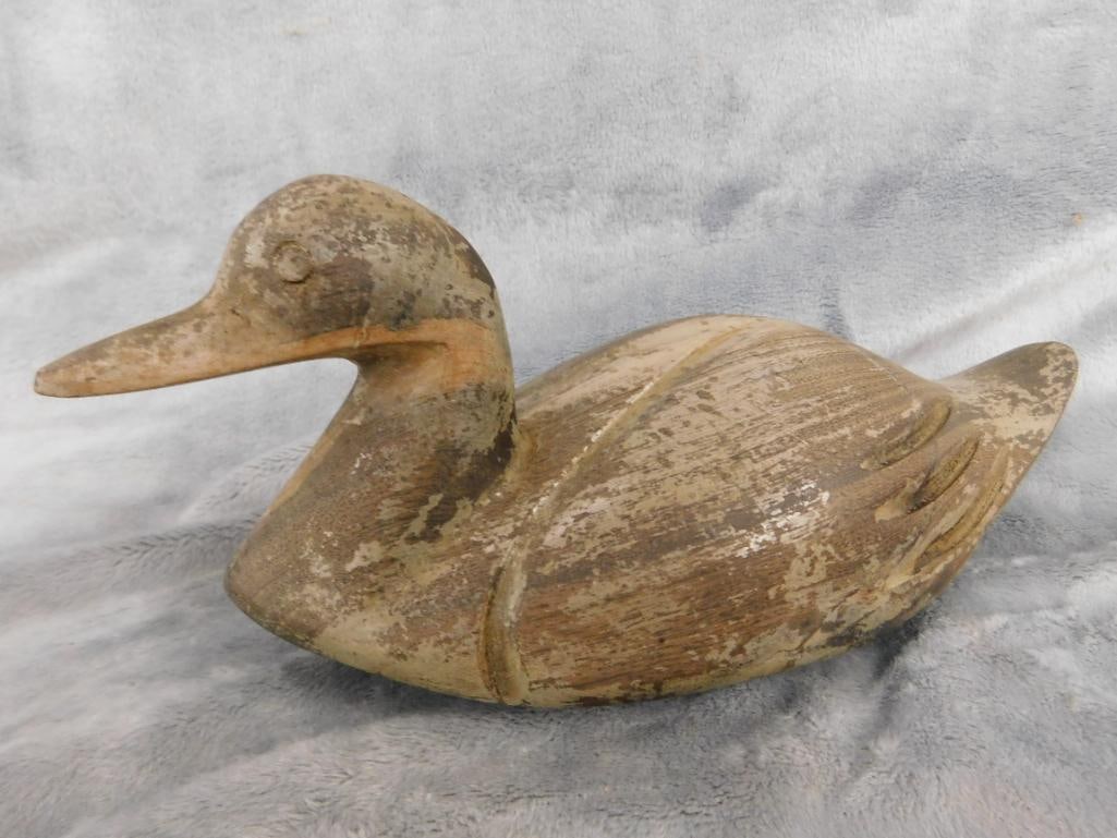 Ironwood Carved Ducks - 1 Large - 2 Small - Large 4.25" x 10" x 4" - 2