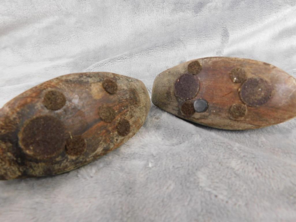 Ironwood Carved Ducks - 1 Large - 2 Small - Large 4.25" x 10" x 4" - 7