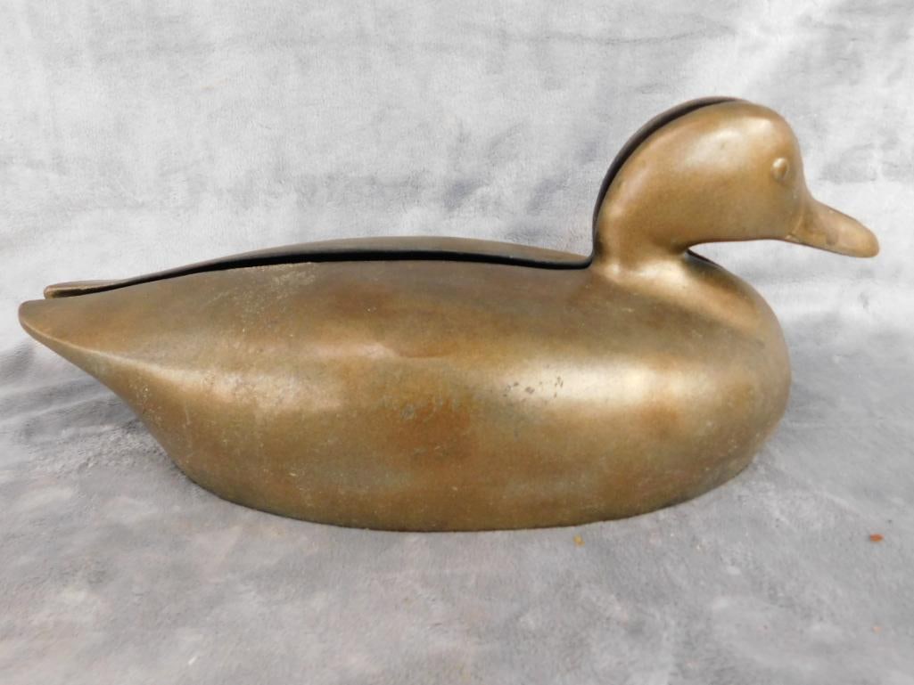 Vintage Cast Metal Duck - Currently 2 Pieces - 6" x 14.5" x 6.5" - 11