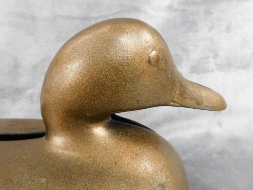Vintage Cast Metal Duck - Currently 2 Pieces - 6" x 14.5" x 6.5" - 9
