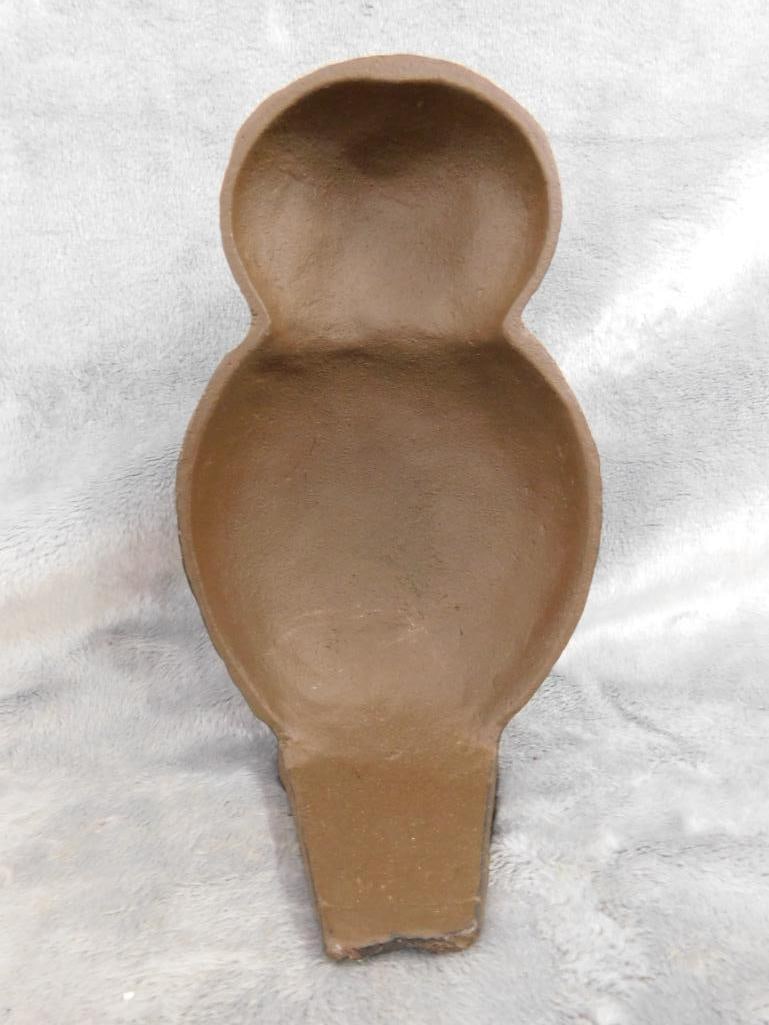 Cast Iron Owl Door Stop - 6.75" x 4" x 3.25" - 3