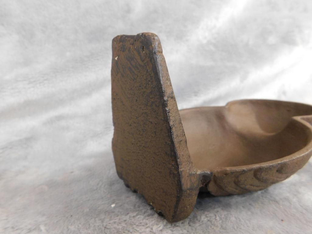 Cast Iron Owl Door Stop - 6.75" x 4" x 3.25" - 4