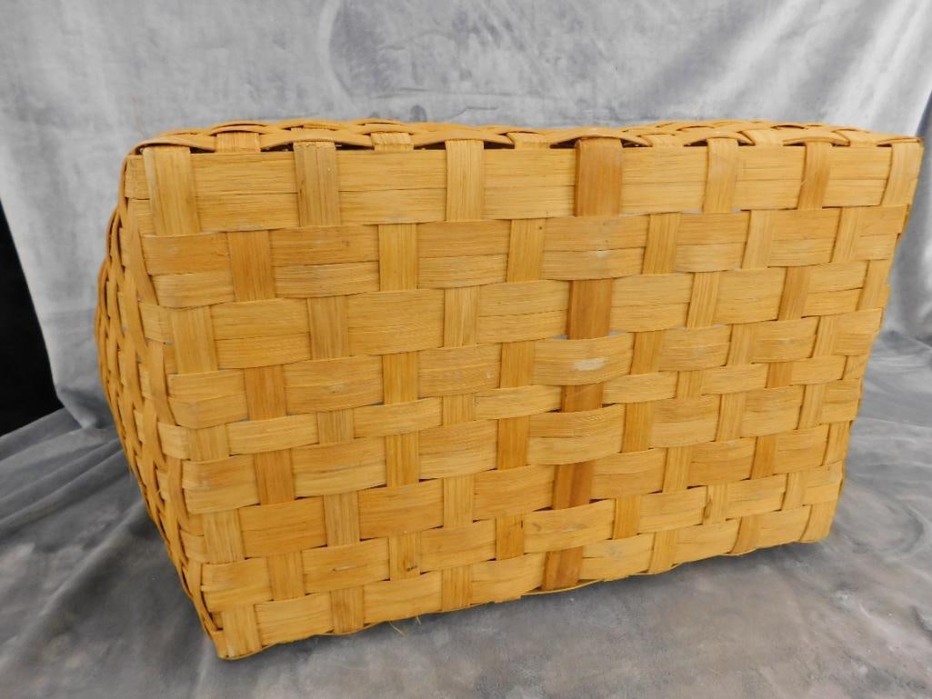 Pennsylvania Basket Co. - 2000 Large Handled Basket - 14" x 25" x 12" - 5
