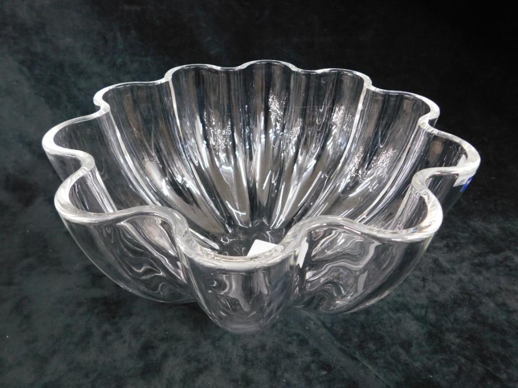 Villeroy and Boch - Scalloped Edge Centerpiece Bowl - Original Box - 6" x 12.5" - 5