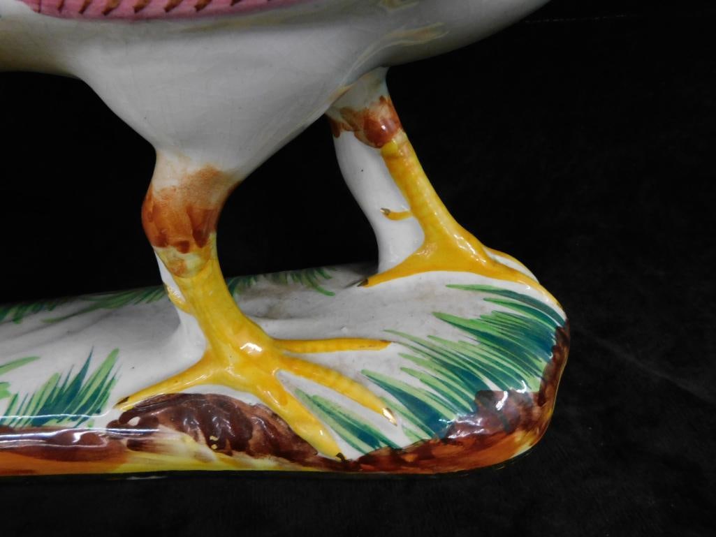 Pereiras Valado - Portugal - Porcelain Pheasant Figure - 9.5" x 13.5" x 4" - 4