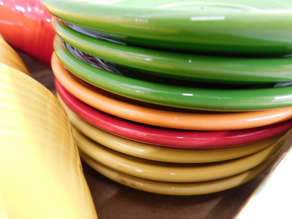 Fiesta Ware - 10 Coffee Cups - 8 Saucers - 5