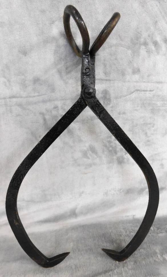 Vintage 18.5" Long #2 Ice Tongs: See Photos For Condition and Details