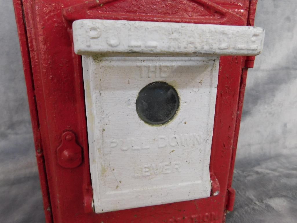 1924 Metal Fire Alarm Station - No Guts - 25.5" x 8.5" x 7" - 4