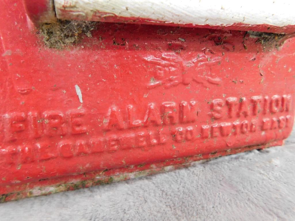 1924 Metal Fire Alarm Station - No Guts - 25.5" x 8.5" x 7" - 5
