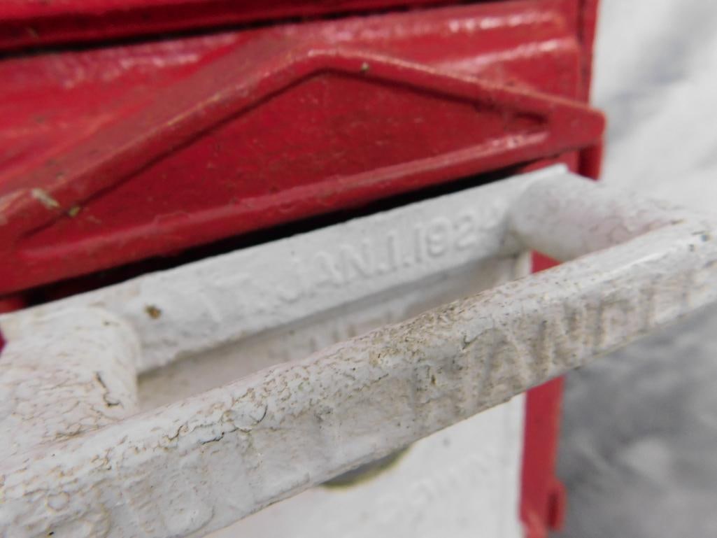 1924 Metal Fire Alarm Station - No Guts - 25.5" x 8.5" x 7" - 6