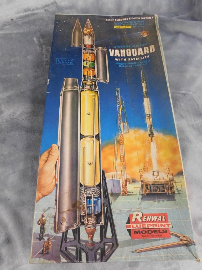 Group of 4 Vintage Plastic Models - Original Boxes - As Is - 4