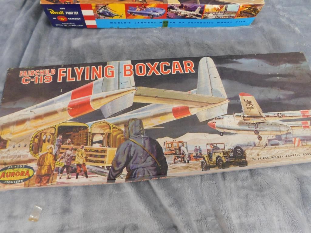 Group of 4 Vintage Plastic Models - Original Boxes - As Is - 6