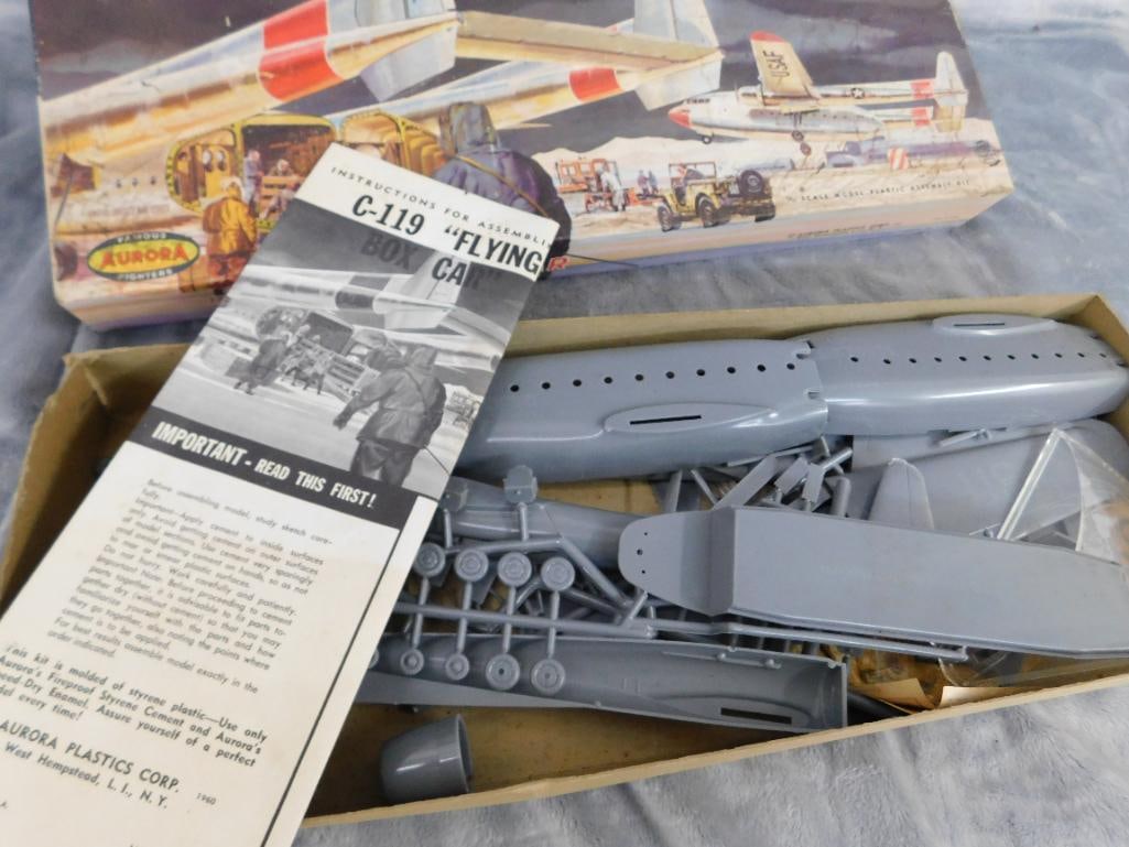 Group of 4 Vintage Plastic Models - Original Boxes - As Is - 7