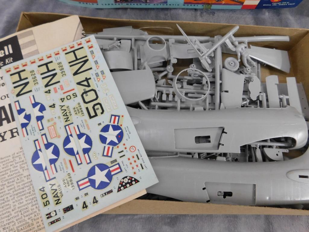 Group of 4 Vintage Plastic Models - Original Boxes - As Is - 3