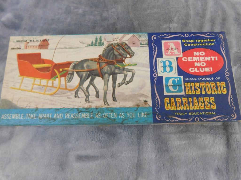 Group of 4 Vintage Plastic Models - Original Boxes - As Is - 4