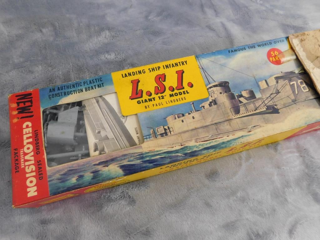 Group of 4 Vintage Plastic Models - Original Boxes - As Is - 2