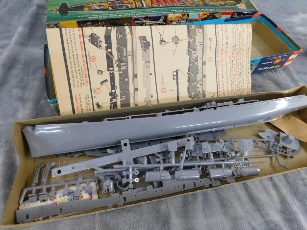 Group of 4 Vintage Plastic Models - Original Boxes - As Is - 4