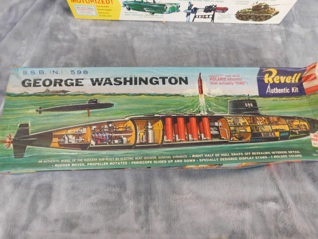Group of 4 Vintage Plastic Models - Original Boxes - As Is - 5