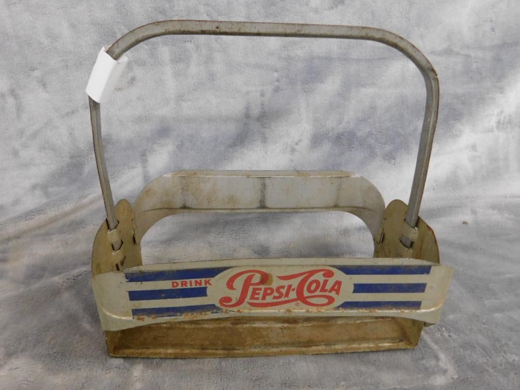 Vintage Aluminum Pepsi Cola 6 Pack Carrier - 5