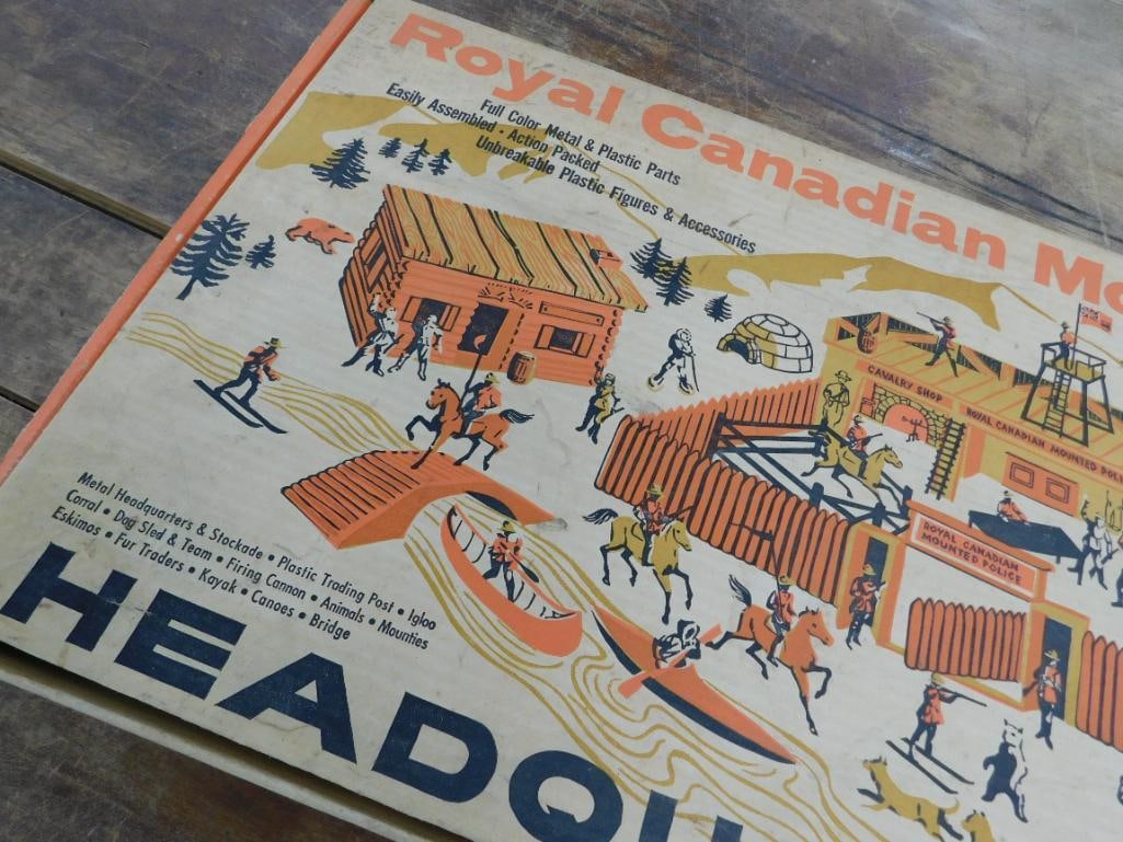 Ideal - Royal Canadians Mounties Headquarters - Play Set - As Is - Original Box - 2
