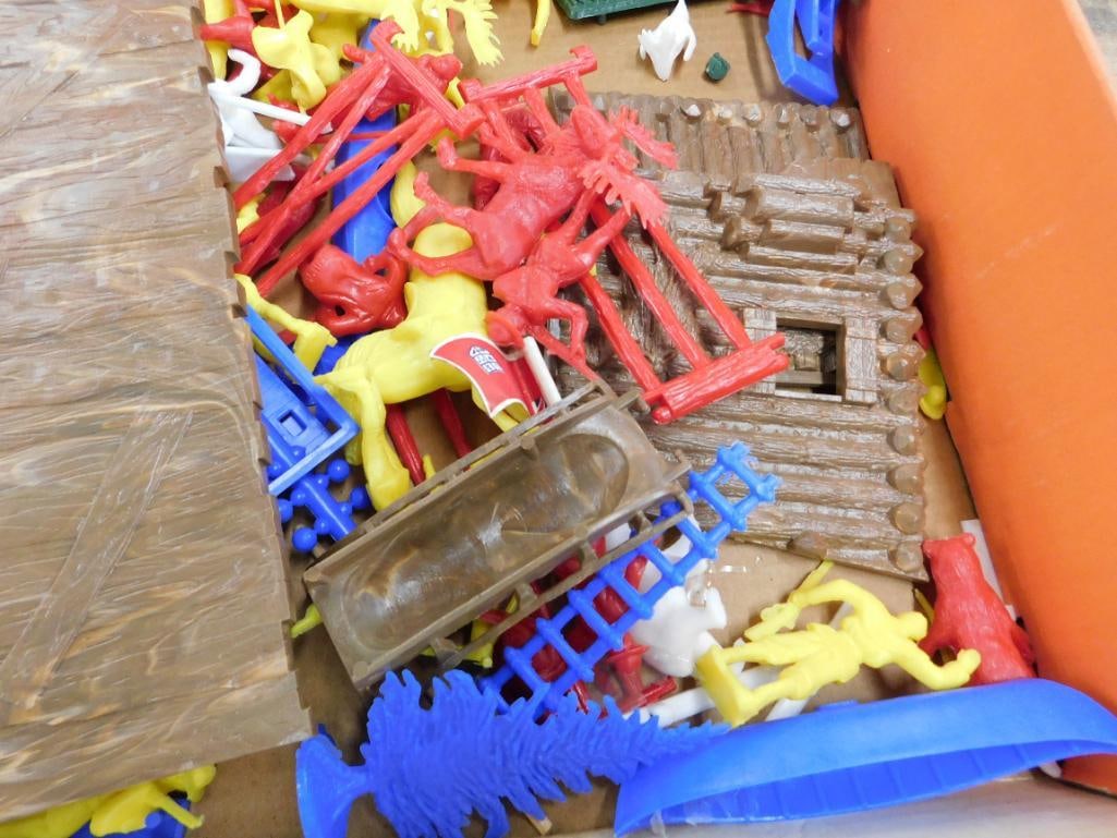 Ideal - Royal Canadians Mounties Headquarters - Play Set - As Is - Original Box - 5