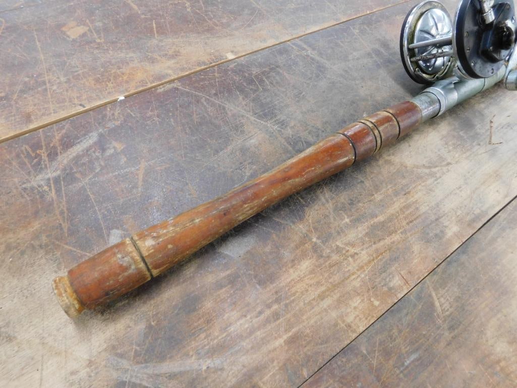 Ocean City True Temper 112C Reel with 77" Unmarked Rod - 5