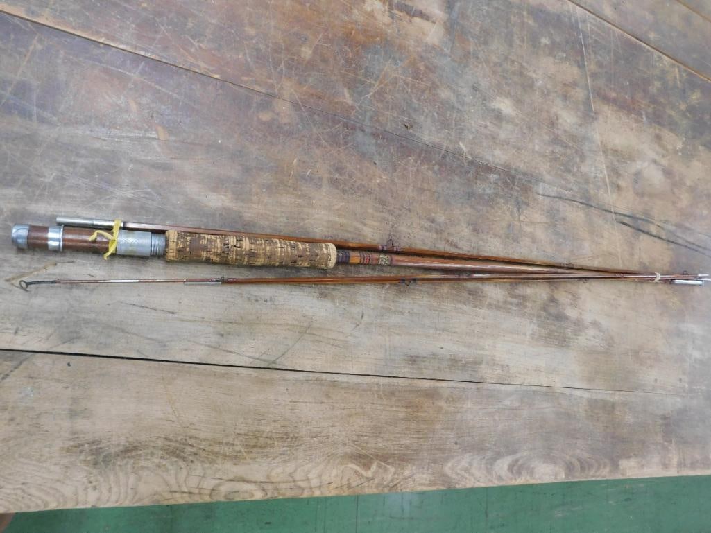 Vintage Montague Flash Bamboo 4 Piece Fly Rod - 2