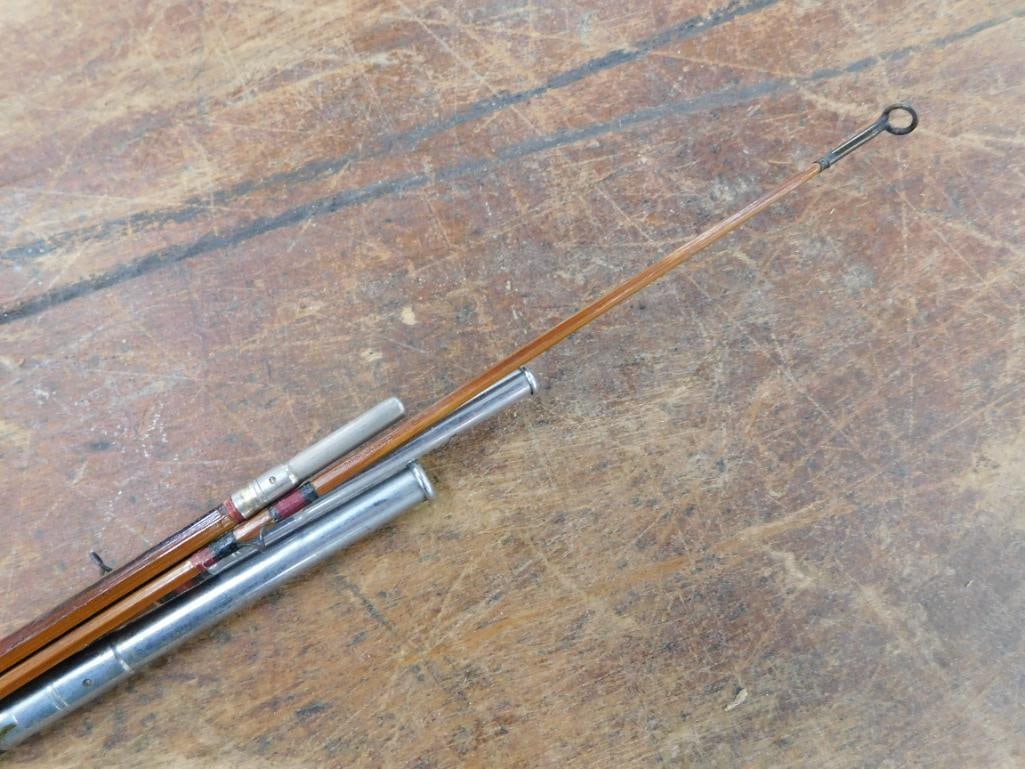 Vintage Montague Flash Bamboo 4 Piece Fly Rod - 7