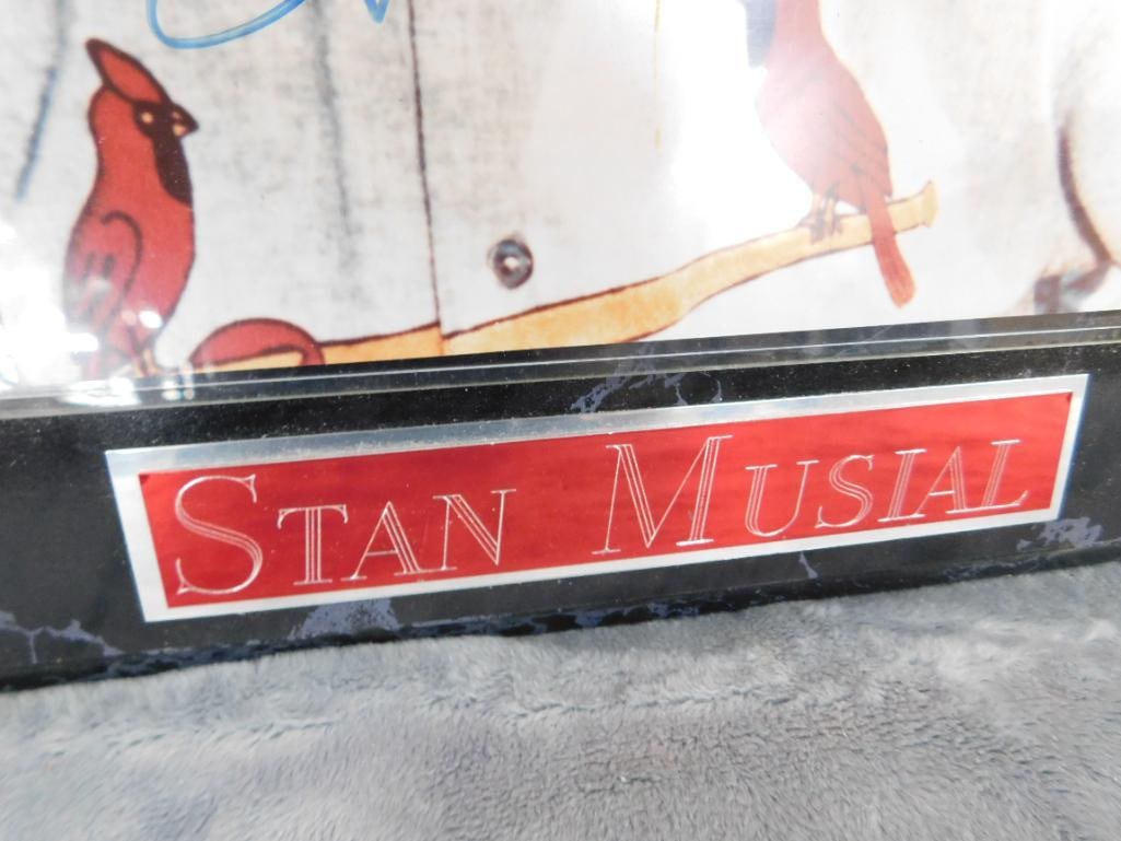 Stan Musial Signed and Framed Photograph - Photo 8" x 10" - Frame 13" x 10.5" - COA - 4