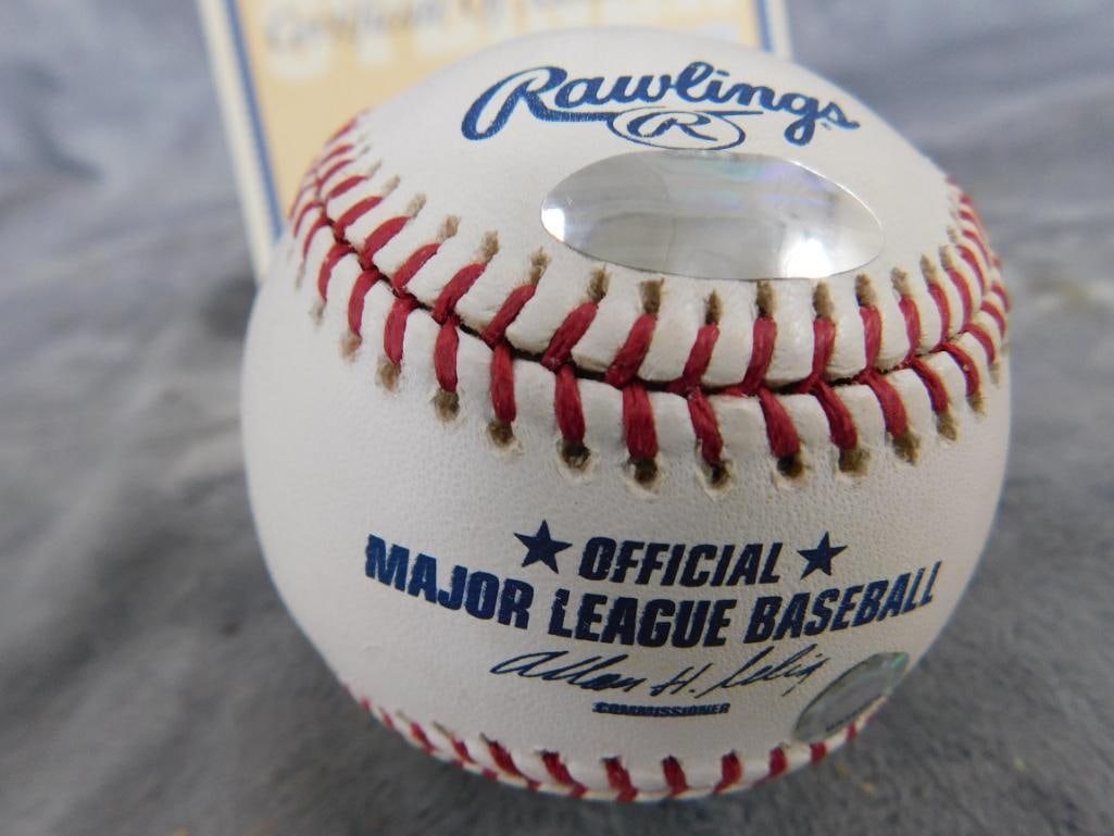 Joe Torre Signed Baseball - COA - 4