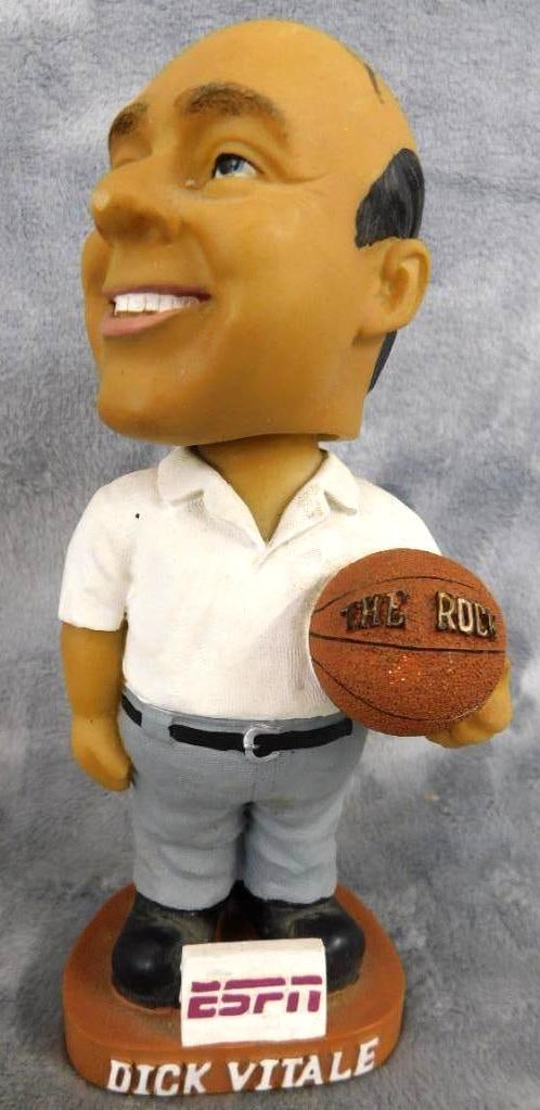 Dick Vitale Signed Bobble Head: See Photos For Condition and Details