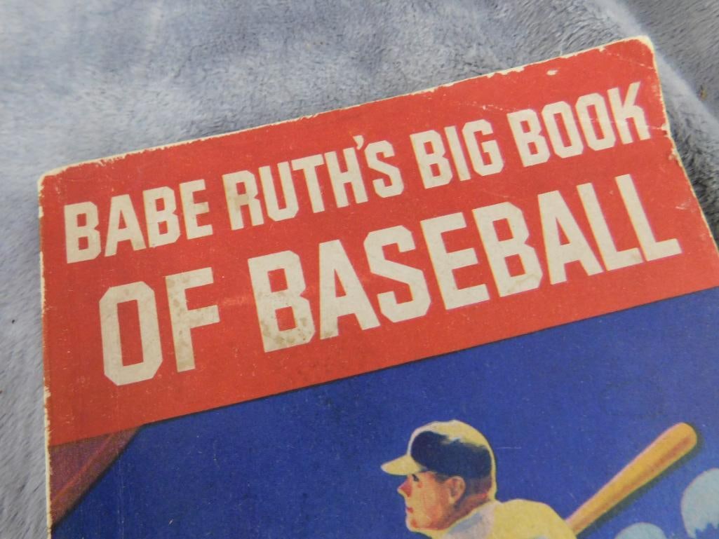 1935 "Babe Ruths Big Book of Baseball" - Paperback - 2
