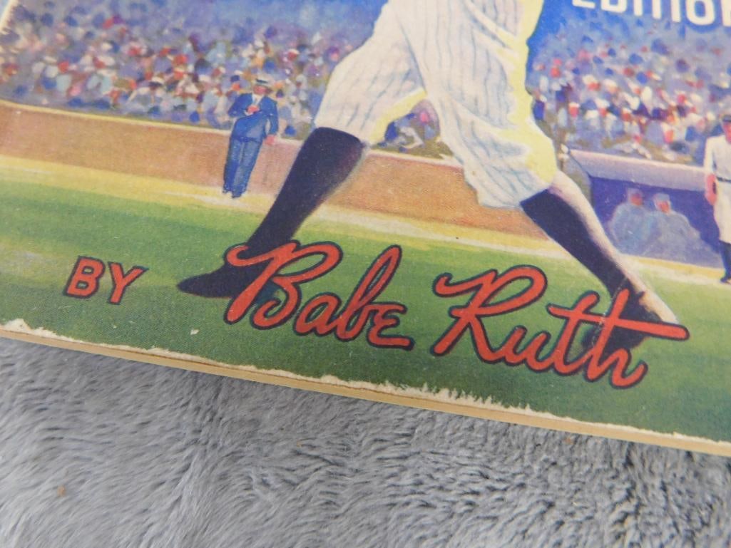 1935 "Babe Ruths Big Book of Baseball" - Paperback - 4