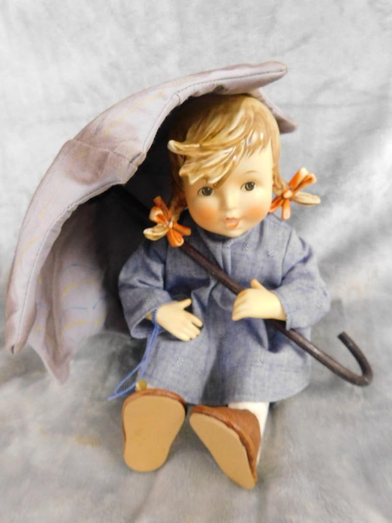 Hummel Umbrella Girl Doll - 9" x 9" x 8" - 6