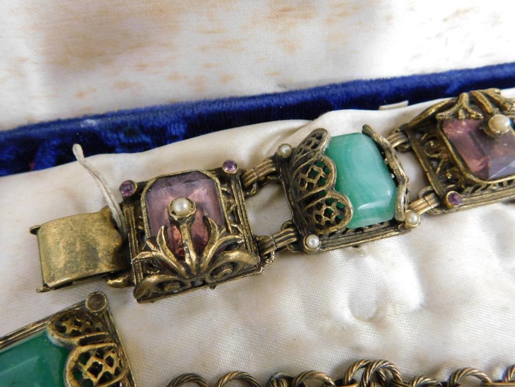 Vintage Costume Jewelry - "Jewels By Duane" - Necklace - Bracelet - Earrings - 3