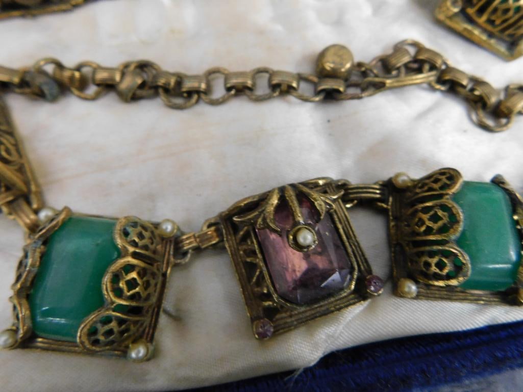 Vintage Costume Jewelry - "Jewels By Duane" - Necklace - Bracelet - Earrings - 7