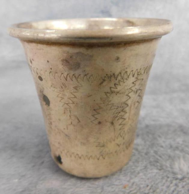 Sterling Silver - Etched Shot Glass - 17 Grams (1 of 8)