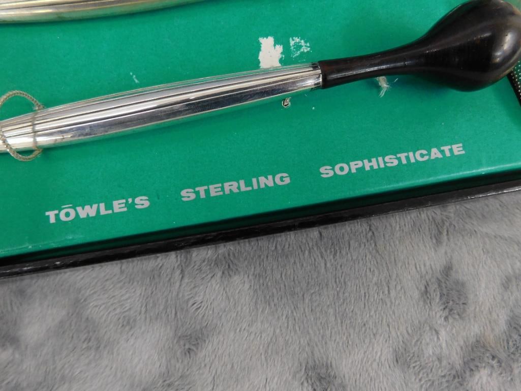 Sterling Silver - Towles - Sophisticate - Contempra House Bar Set - Weighted Tools - 10