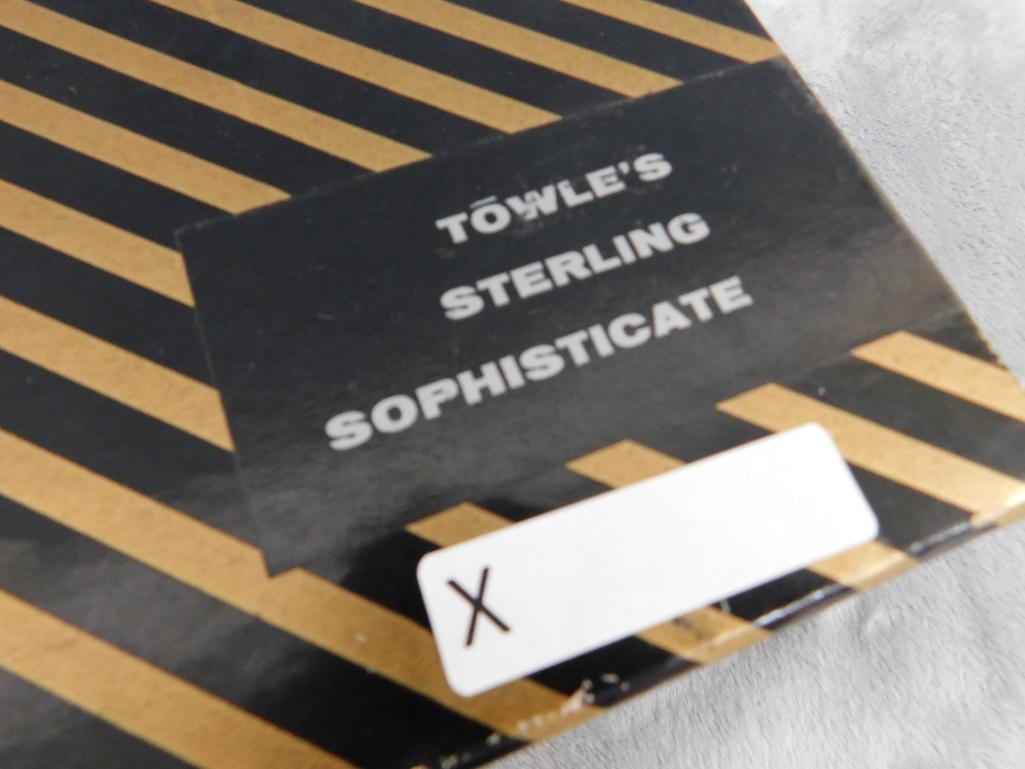 Sterling Silver - Towles - Sophisticate - Contempra House Bar Set - Weighted Tools - 14
