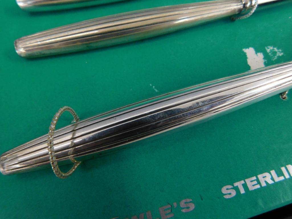 Sterling Silver - Towles - Sophisticate - Contempra House Bar Set - Weighted Tools - 3