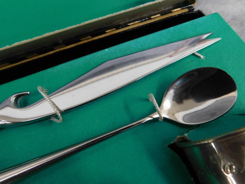 Sterling Silver - Towles - Sophisticate - Contempra House Bar Set - Weighted Tools - 6