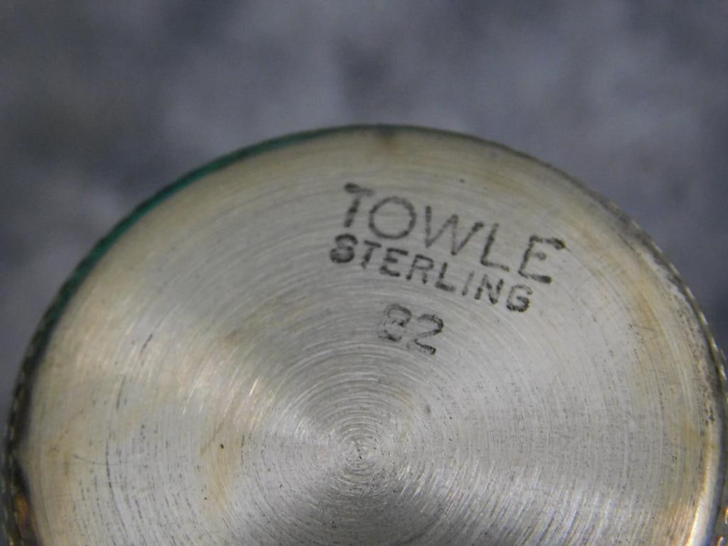 Sterling Silver - Towles - Sophisticate - Contempra House Bar Set - Weighted Tools - 8