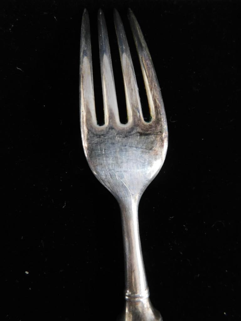 Group of 12 Faux Mother of Pearl Forks - 7.25" Long - 8