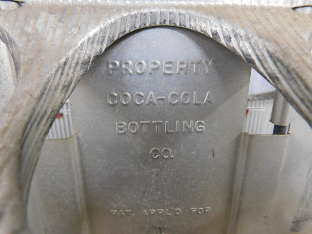 Vintage Aluminum Coca Cola 6-Pack Bottle Carrier - 2